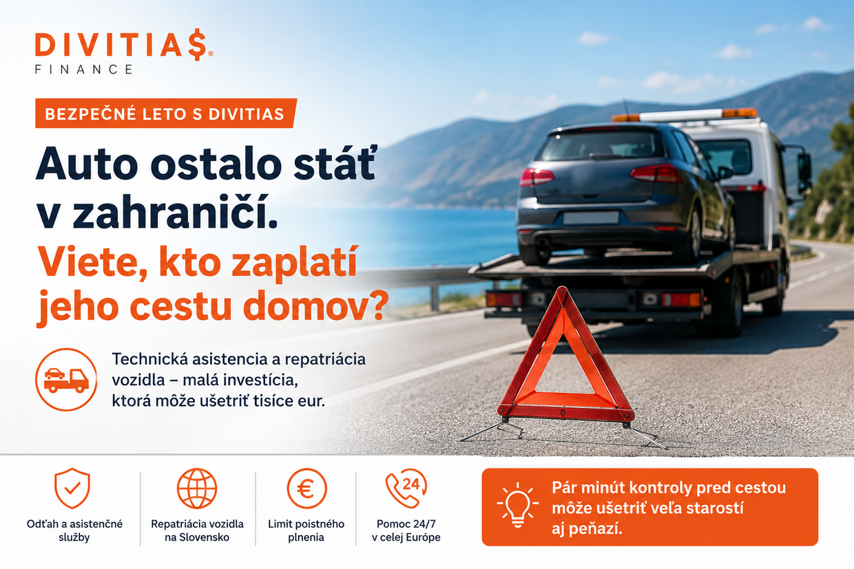 CESTOVNÉ POISTENIE: 5 VECÍ, KTORÉ SI SKONTROLUJTE EŠTE PRED ODCHODOM